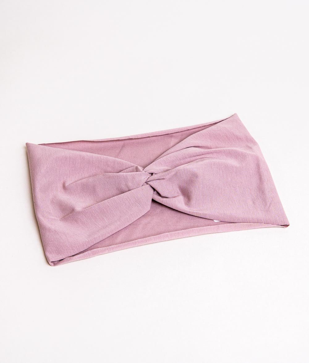 Haarband Bow aus Bio Jersey - Haarbänder - obumi - 432 - Woodrose