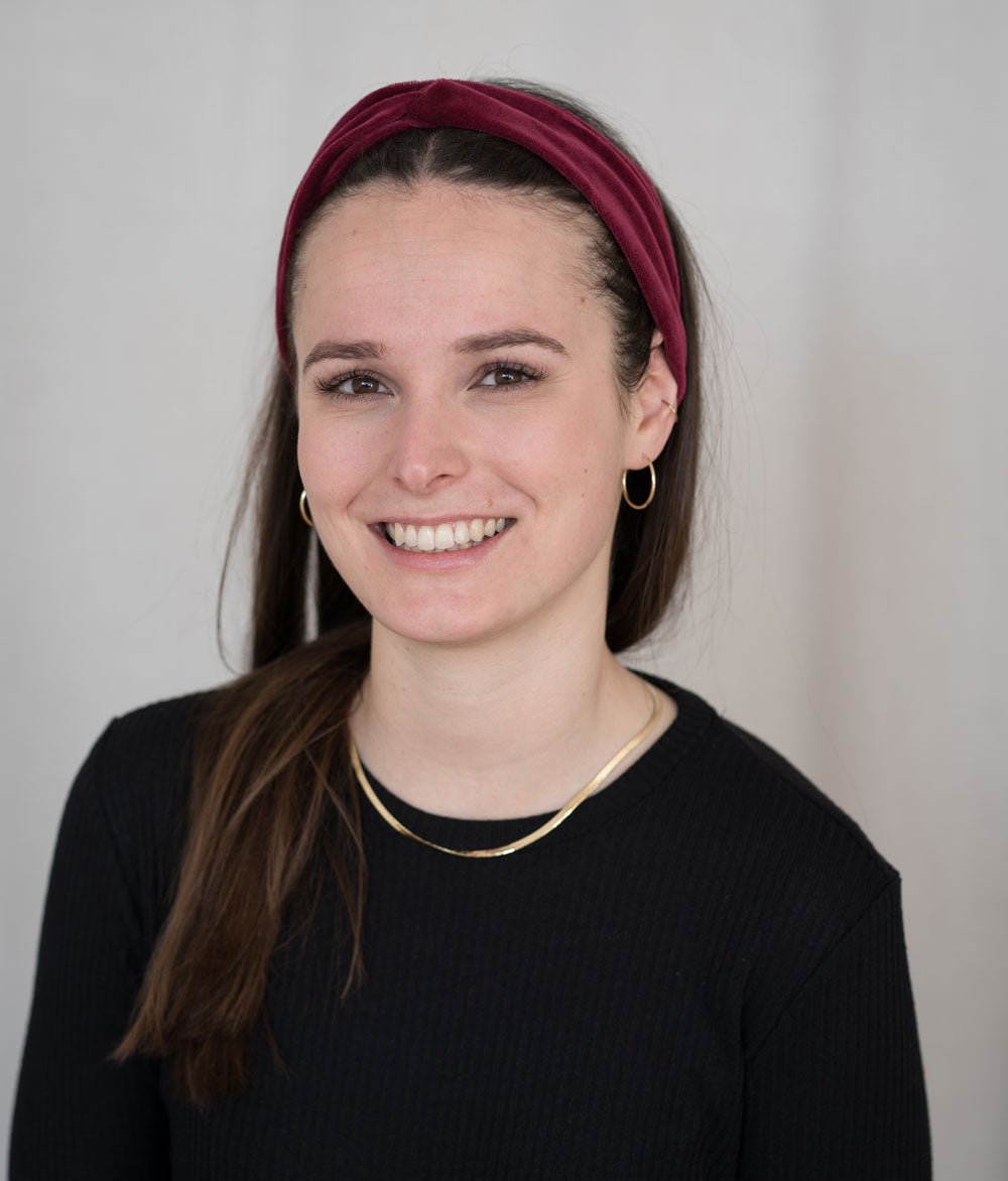 Haarband Bow aus Bio Samt - Haarbänder - obumi - 458 - Burgundy