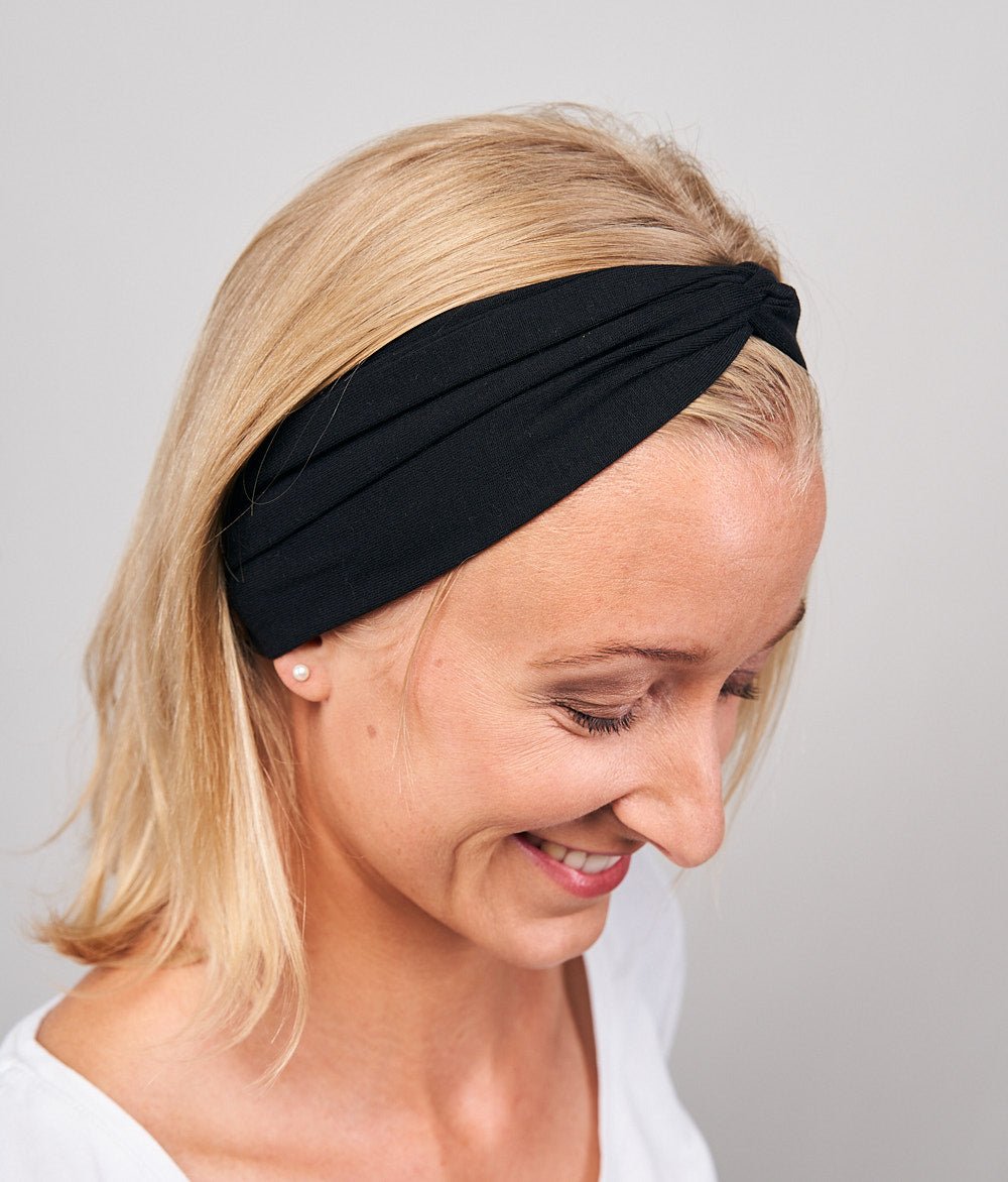 Haarband Bow aus TENCEL™ Modal - Stirnbänder - obumi - 440 - Black