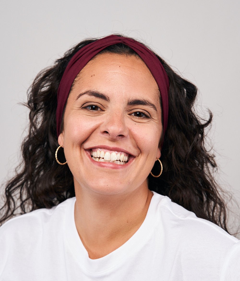 Haarband Bow aus TENCEL™ Modal - Stirnbänder - obumi - 441 - Burgundy