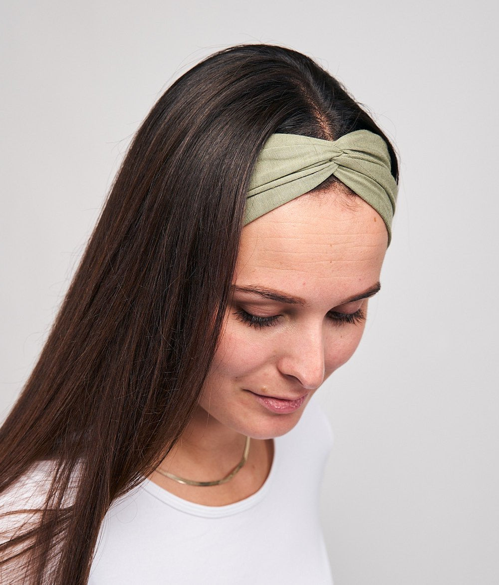Haarband Bow aus TENCEL™ Modal - Stirnbänder - obumi - 443 - Mint Green