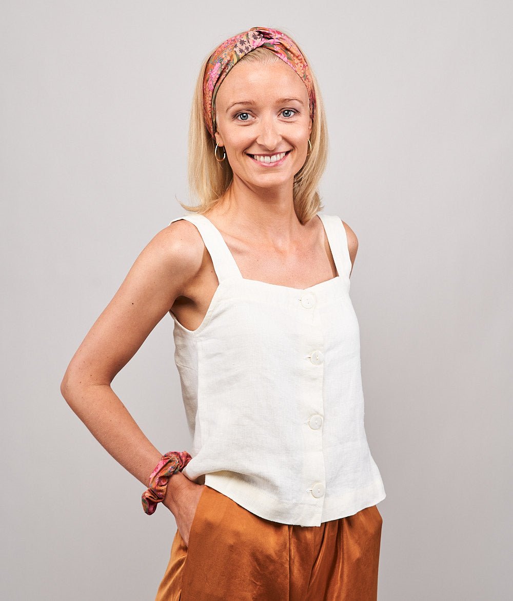 Haarband Print aus Bio Baumwolle - Haargummis - obumi - 260 - Floral