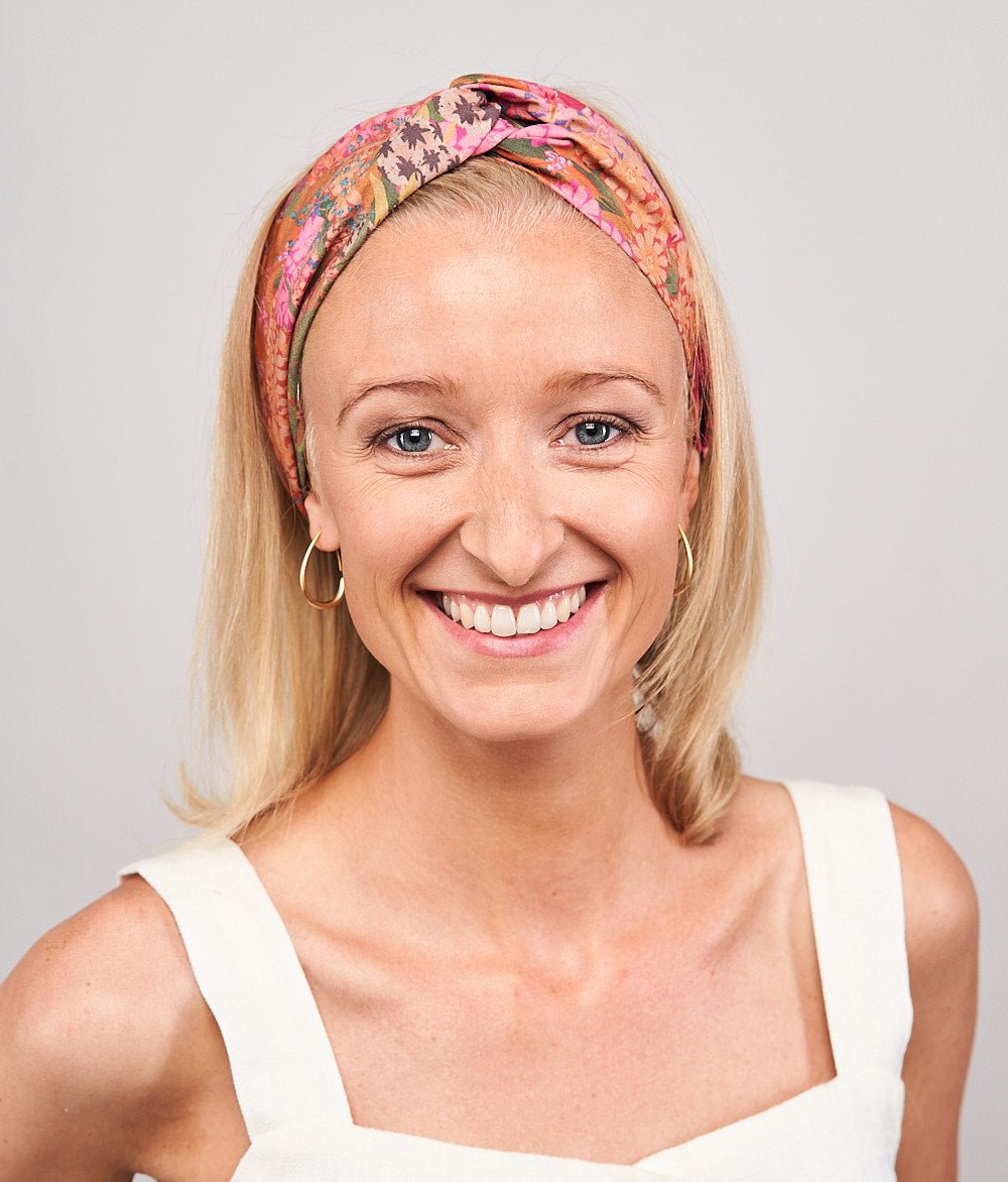 Haarband Print aus Bio Baumwolle - Haargummis - obumi - 260 - Floral