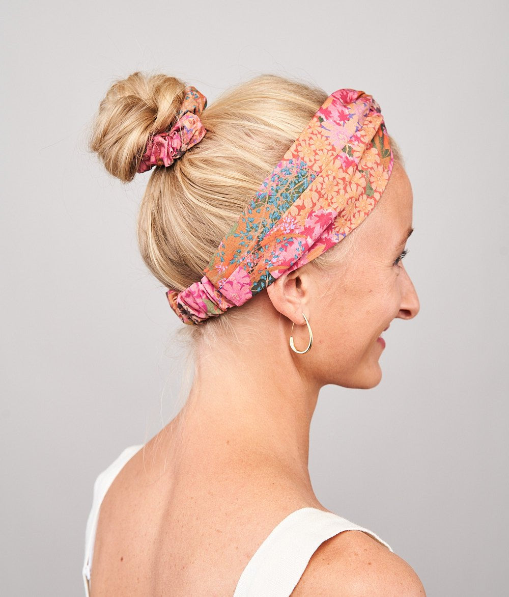 Haarband Print aus Bio Baumwolle - Haargummis - obumi - 260 - Floral