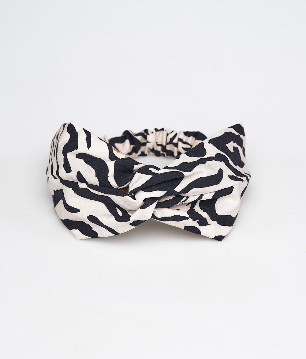 Haarband Print aus Bio Baumwolle - Haargummis - obumi - 261 - Leo