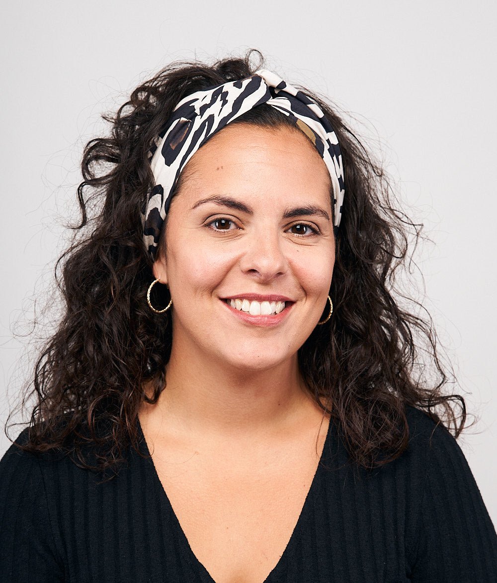 Haarband Print aus Bio Baumwolle - Haargummis - obumi - 261 - Leo