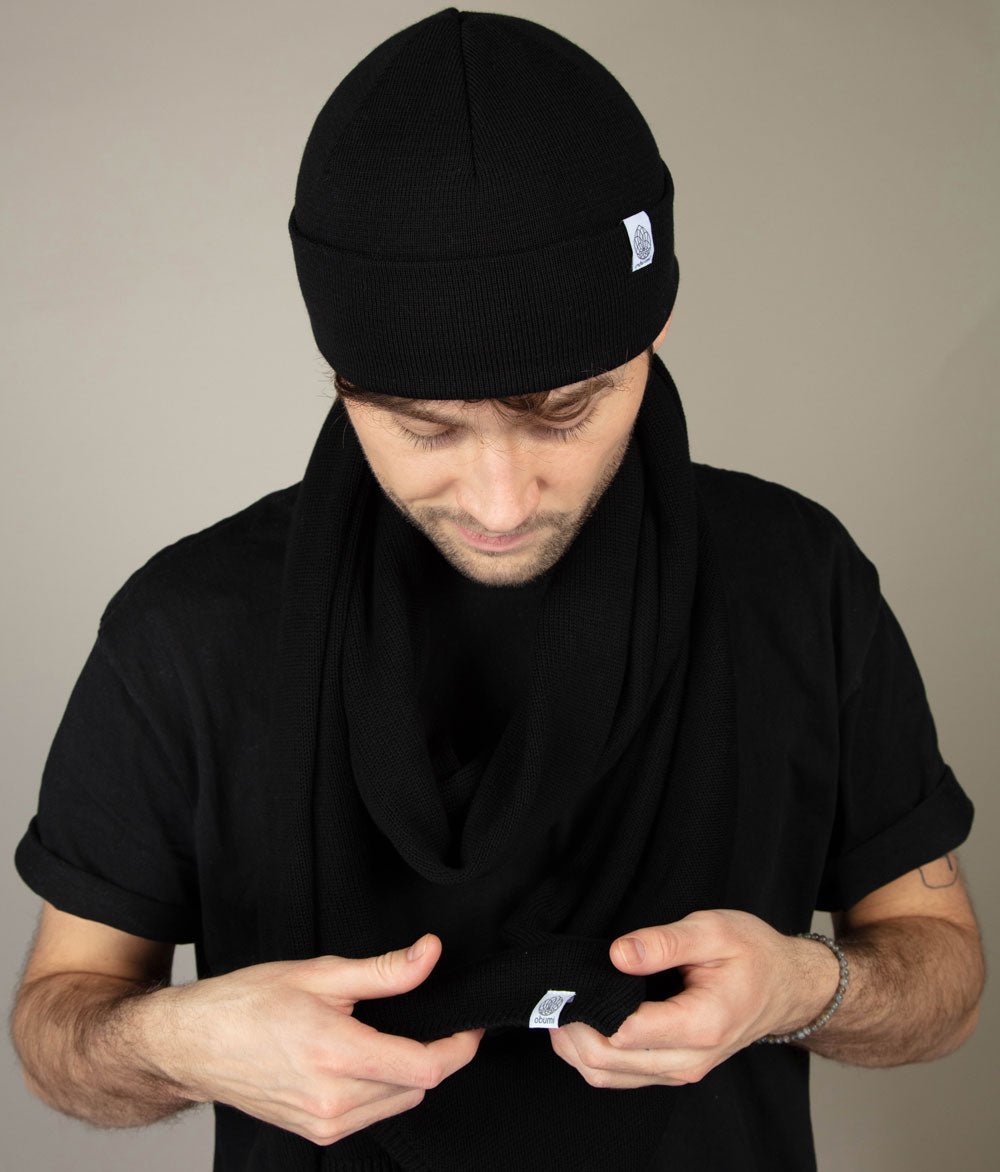 Mütze aus Bio Baumwolle - Fisherman - Mütze - obumi - 715 - Black