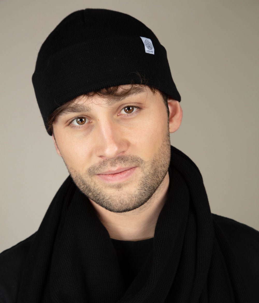 Mütze aus Bio Baumwolle - Fisherman - Mütze - obumi - 715 - Black