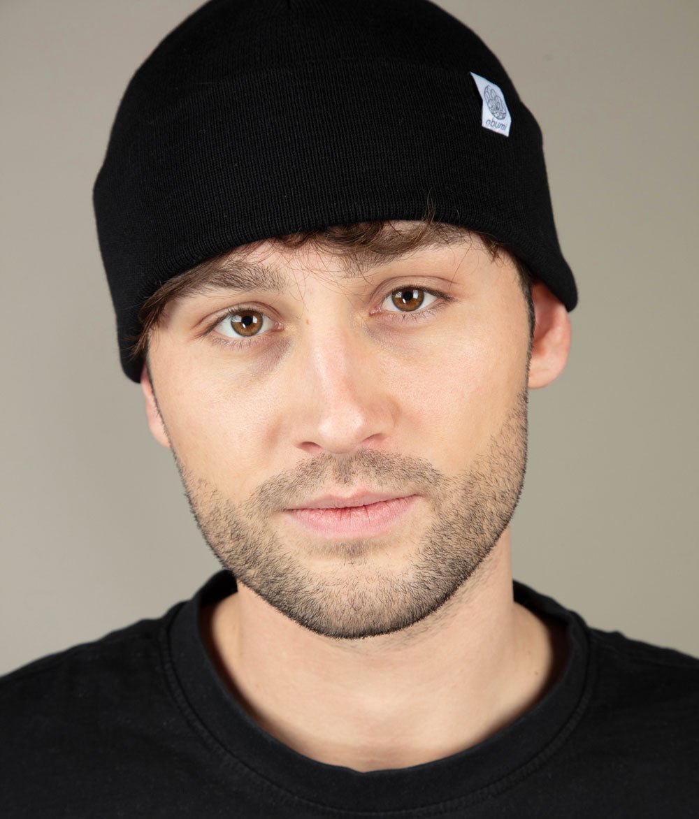 Mütze aus Bio Baumwolle - Fisherman - Mütze - obumi - 715 - Black