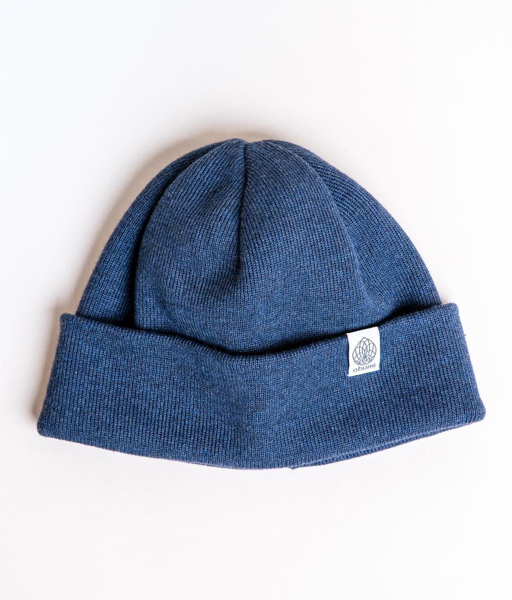 Mütze aus Bio Baumwolle - Fisherman - Mütze - obumi - 716 - Blue Melange