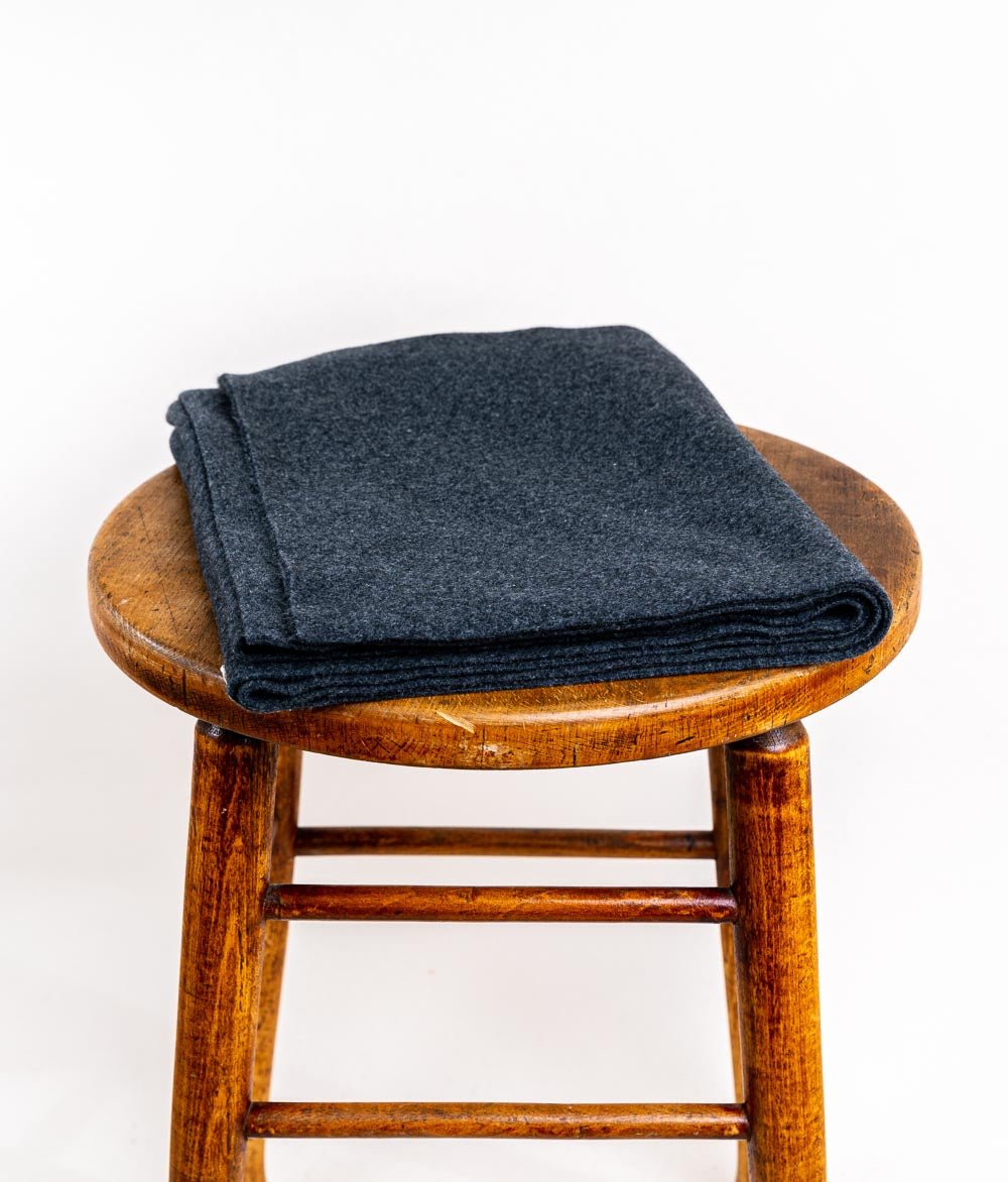 Schal aus Bio Baumwolle - obumi - 191 - Black Melange