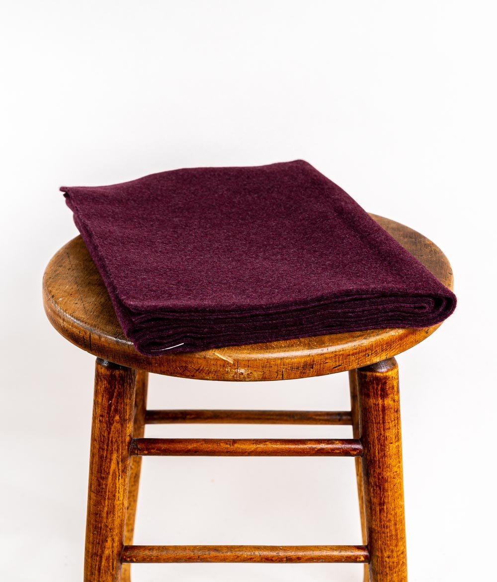 Schal aus Bio Baumwolle - obumi - 192 - Burgundy