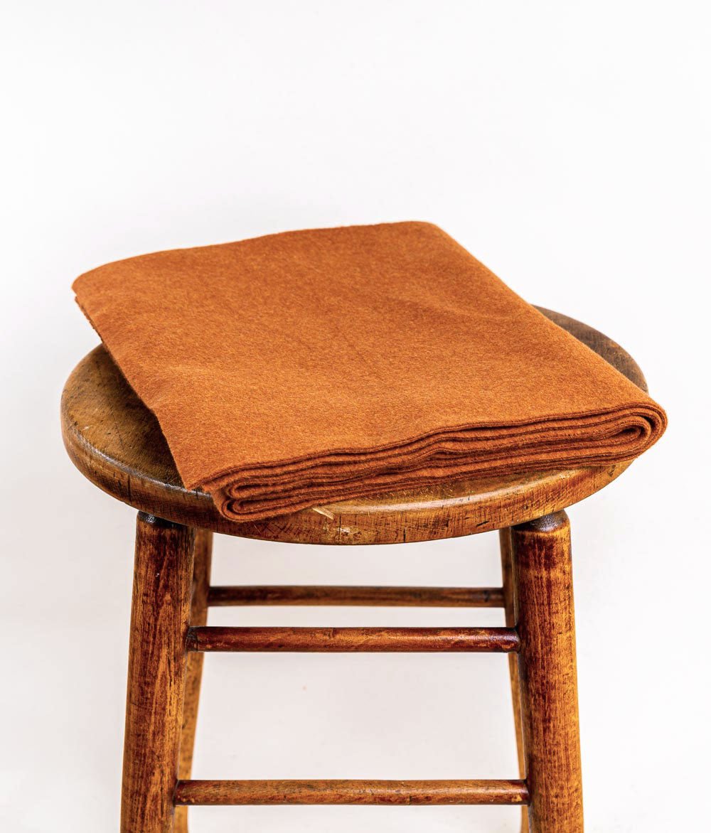 Schal aus Bio Baumwolle - obumi - 194 - Rost