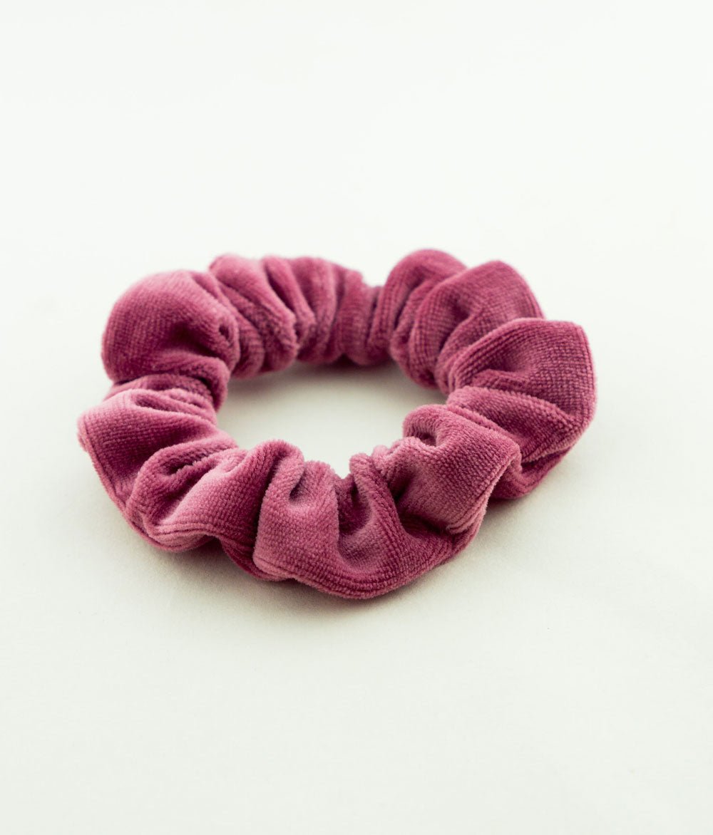 Scrunchie aus Bio Samt - Haargummis - obumi - 566 - Dusty Rose