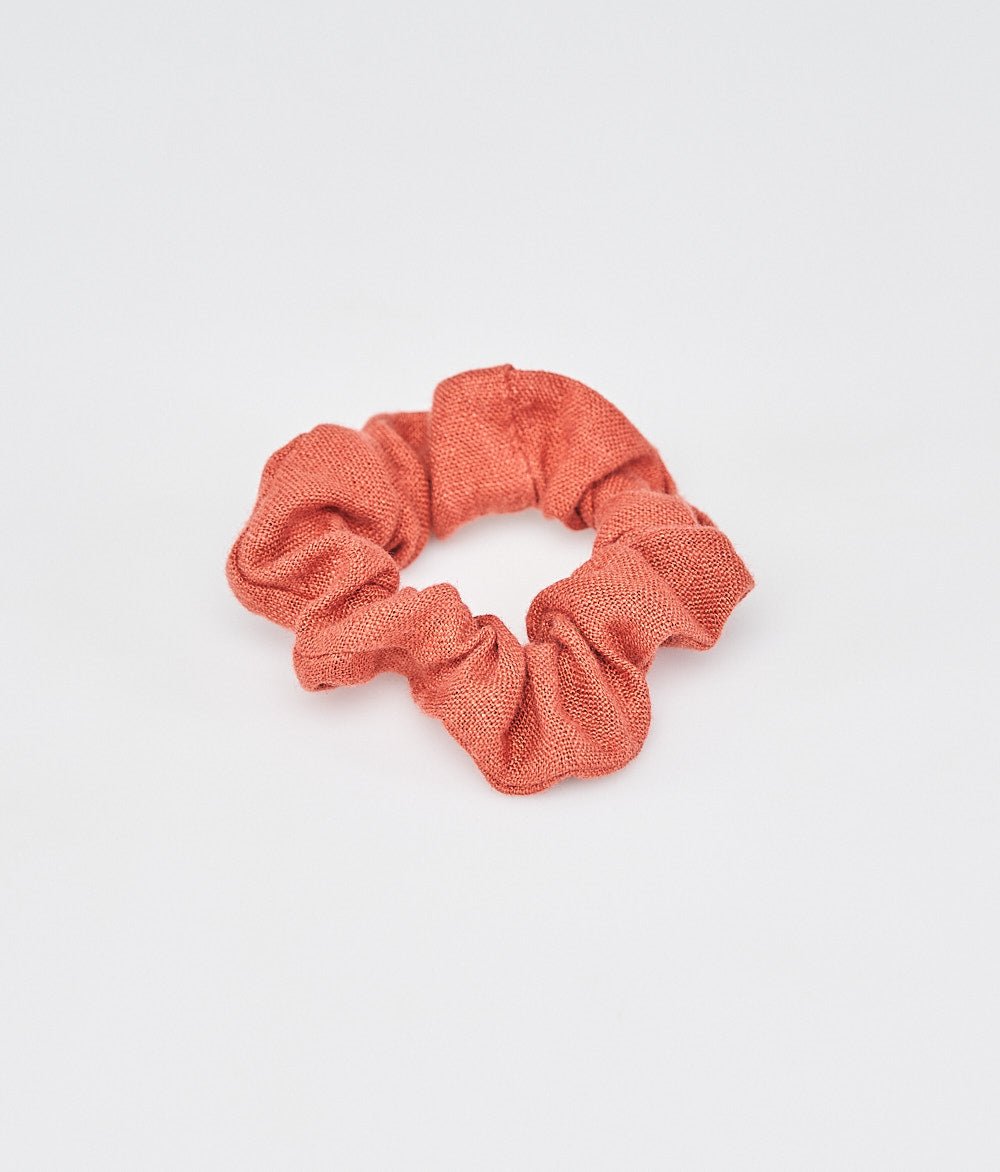 Scrunchie aus Leinen - Haargummis - obumi - 281 - Rost