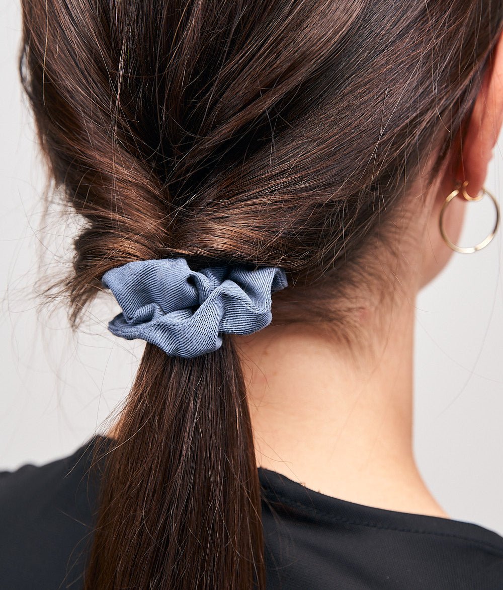 Scrunchie aus Lyocell - Haargummis - obumi - 286 - Grey Blue
