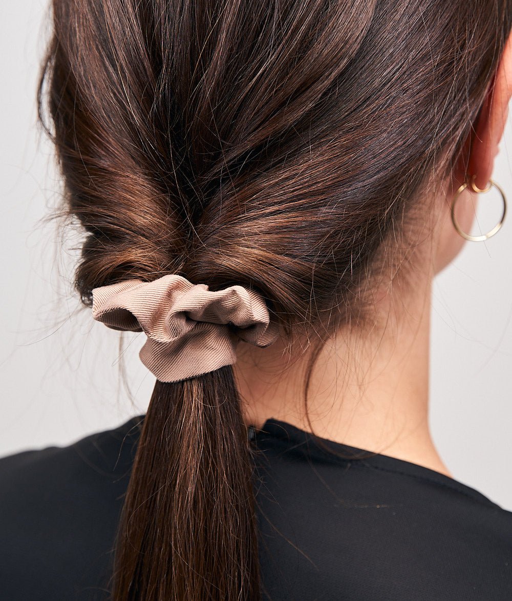 Scrunchie aus Lyocell - Haargummis - obumi - 287 - Beige