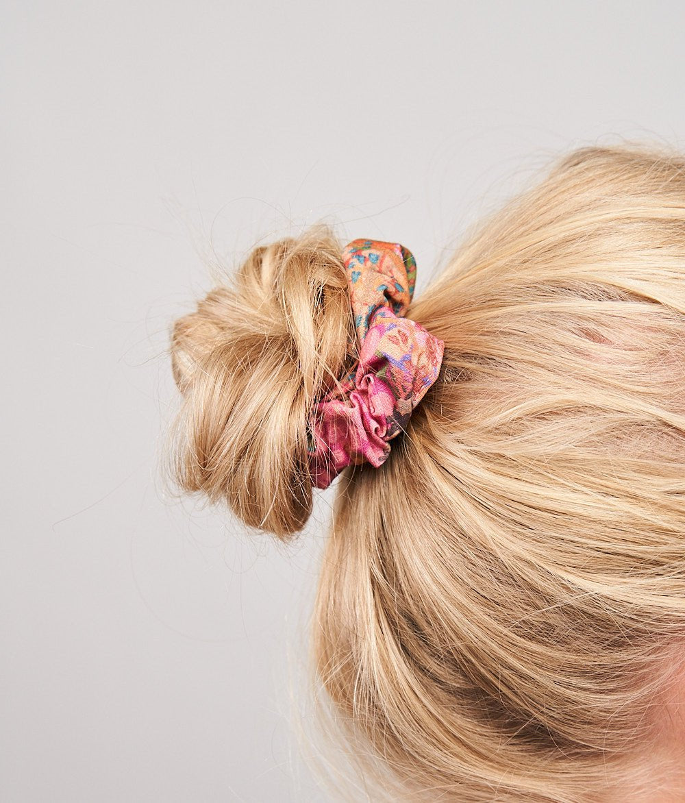 Scrunchie Print aus Bio Baumwolle - obumi - 290 - Floral