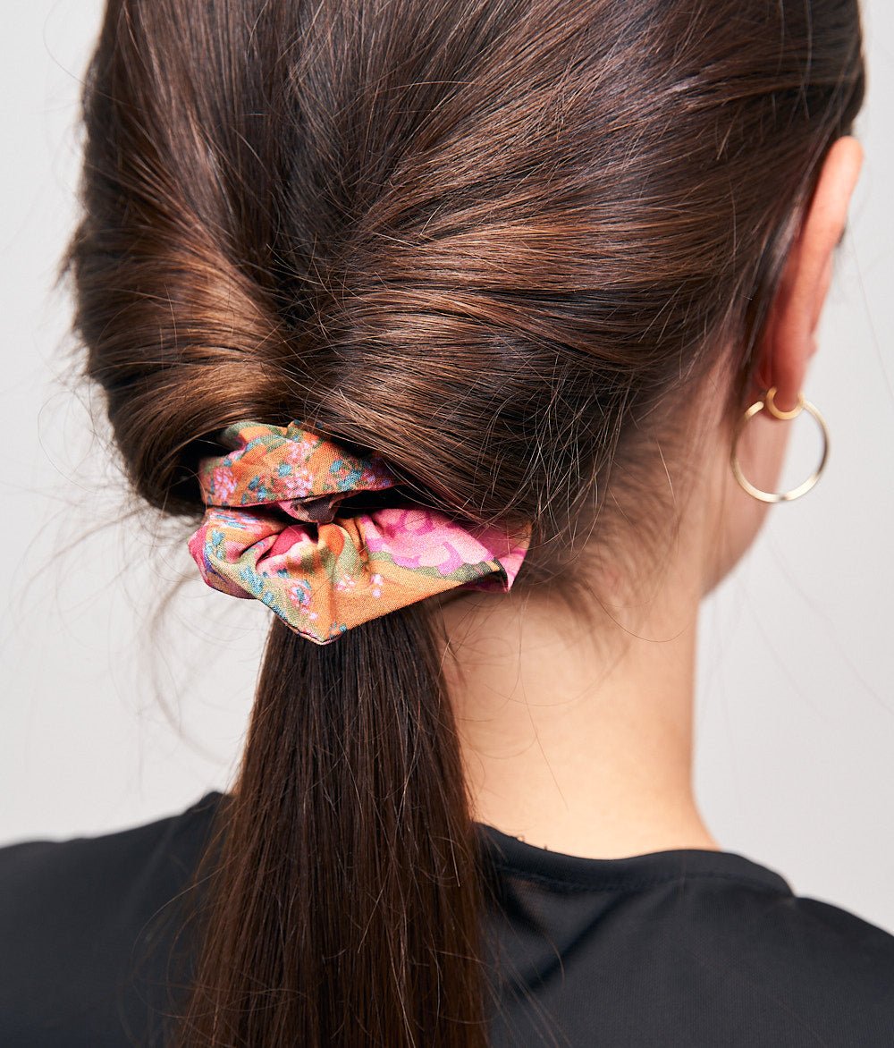 Scrunchie Print aus Bio Baumwolle - obumi - 290 - Floral