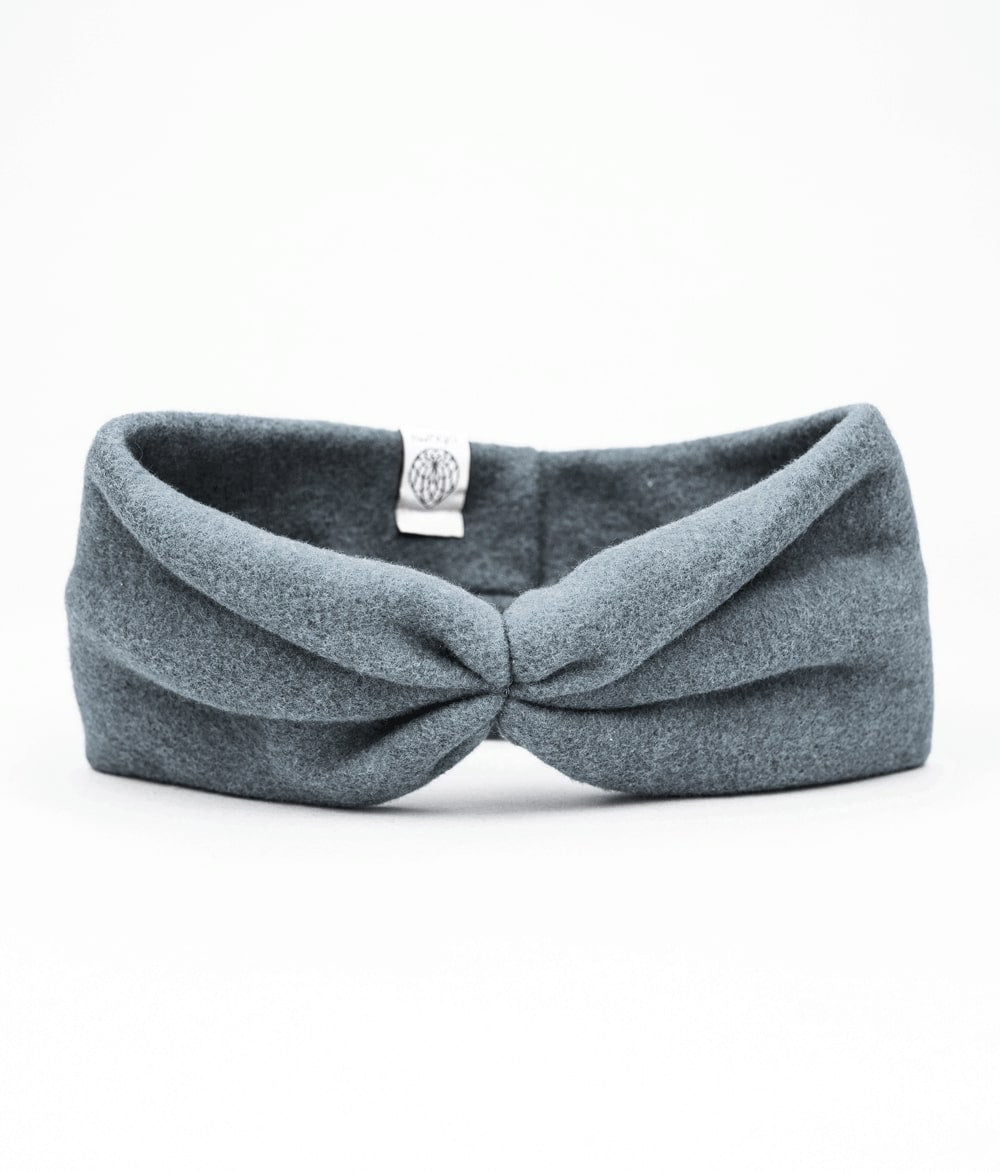 Stirnband Bow aus Bio Baumwolle - Stirnbänder - obumi - 136 - Soft Grey