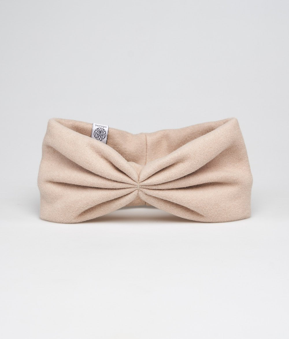 Stirnband Bow aus Bio Baumwolle - Stirnbänder - obumi - 138 - Beige