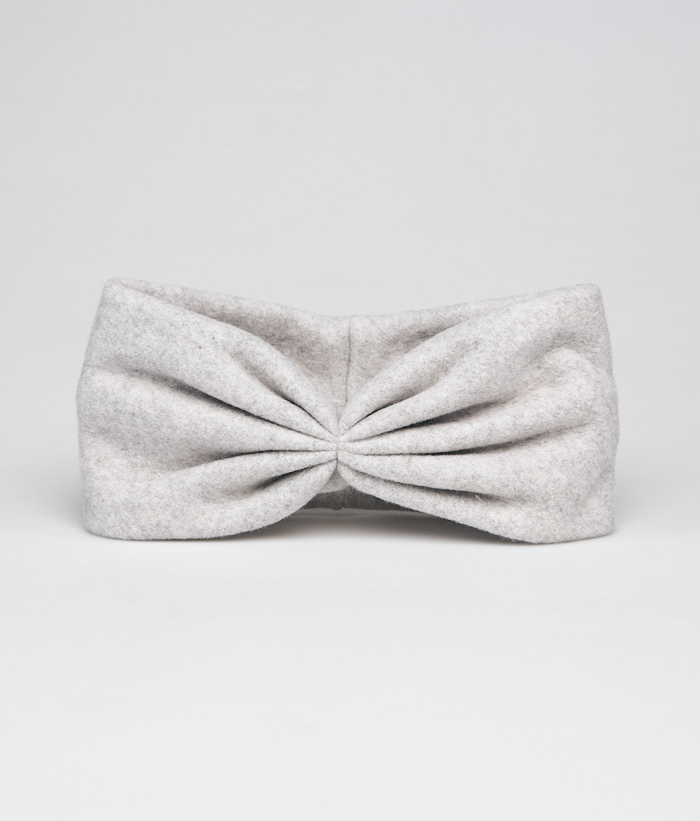 Stirnband Bow aus Bio Baumwolle - Stirnbänder - obumi - 139 - Light Grey