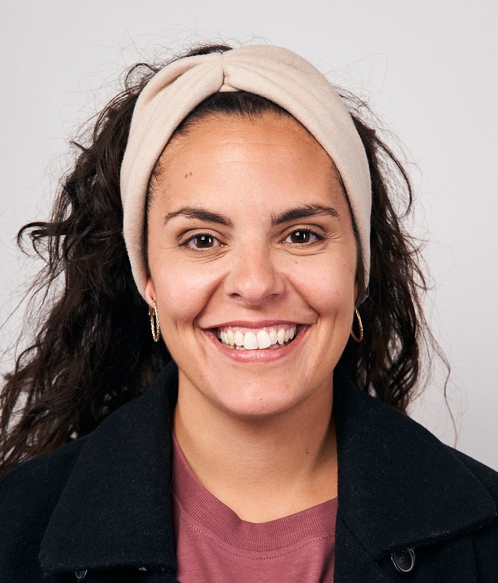 Stirnband Bow & Schal aus Bio Baumwolle - obumi - Beige