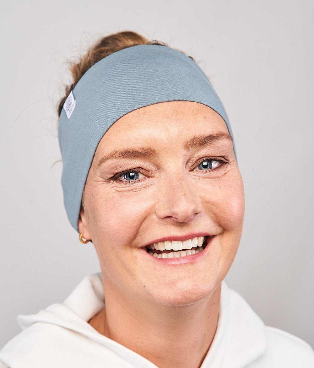 Stirnband Classic Breit aus Bio Jersey - Stirnbänder - obumi - 396 - Petrol