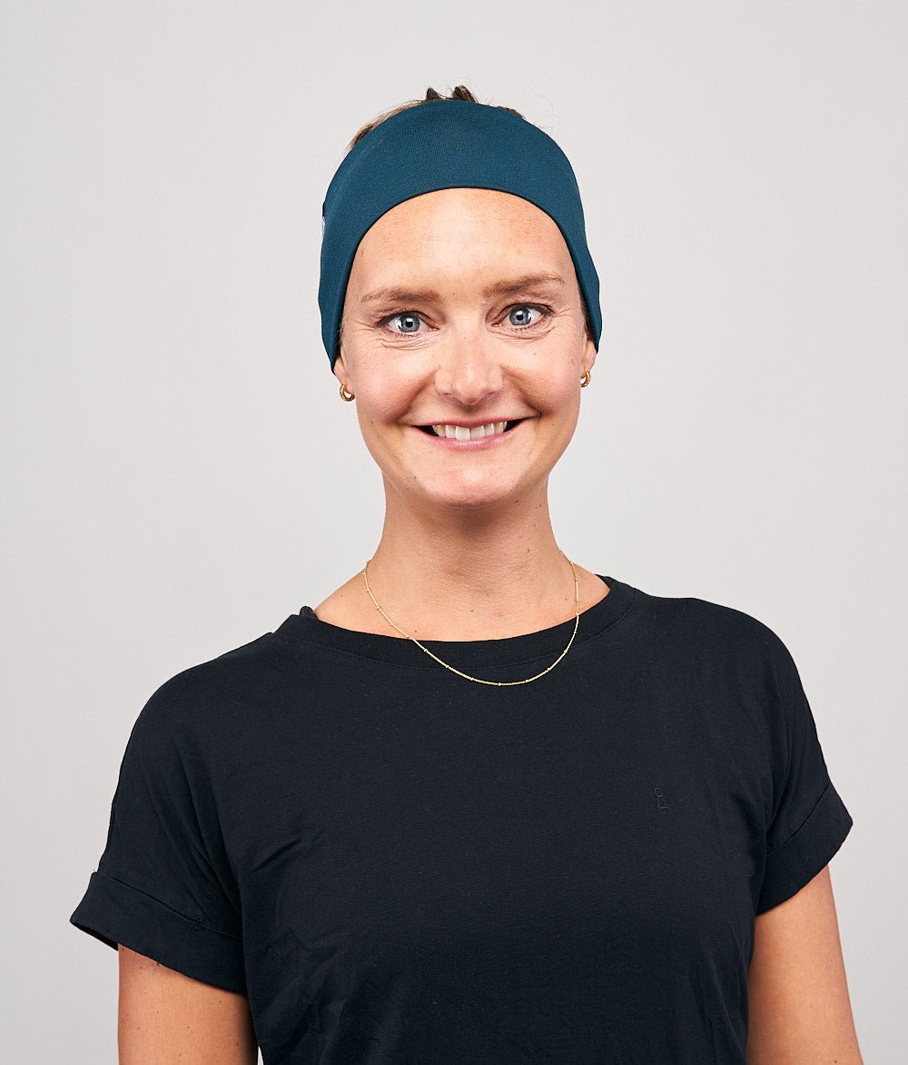 Stirnband Classic Breit aus TENCEL™ Modal - Stirnbänder - obumi - 412 - Petrol