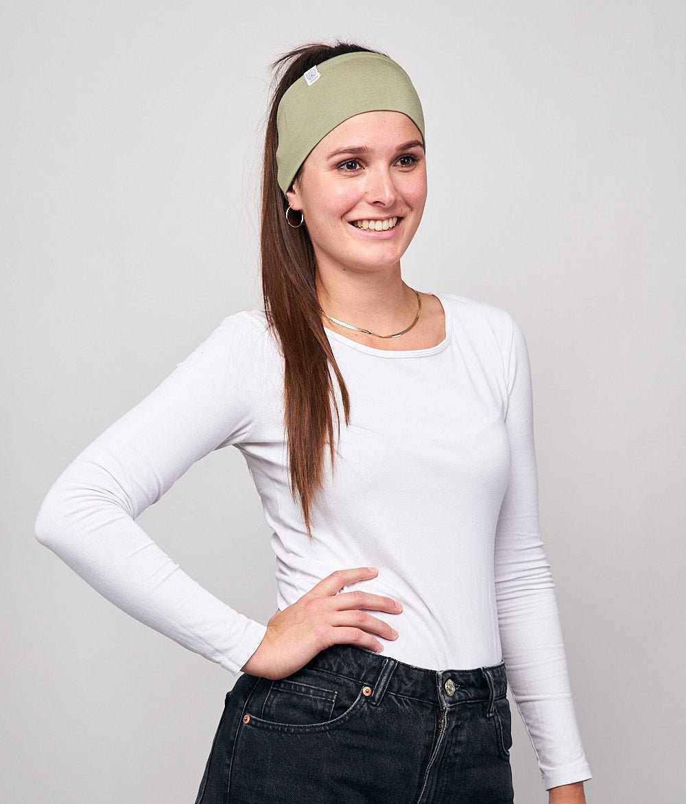 Stirnband Classic Breit aus TENCEL™ Modal - Stirnbänder - obumi - 413 - Mint Green