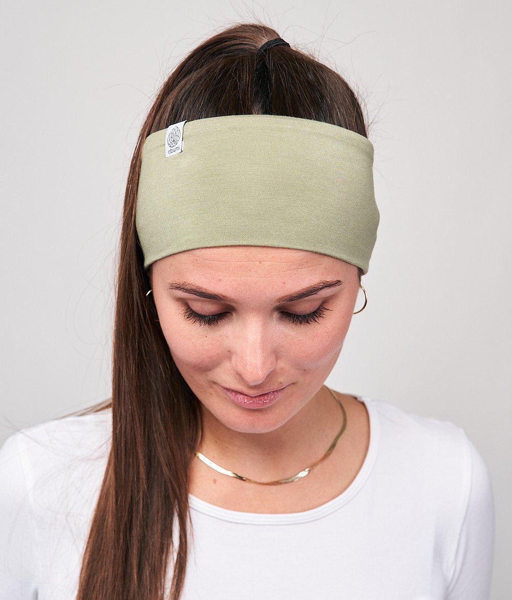 Stirnband Classic Breit aus TENCEL™ Modal - Stirnbänder - obumi - 413 - Mint Green