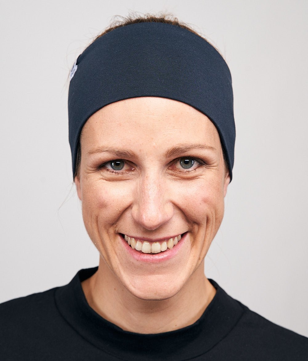 Stirnband Classic Breit aus TENCEL™ Modal - Stirnbänder - obumi - 414 - Navy