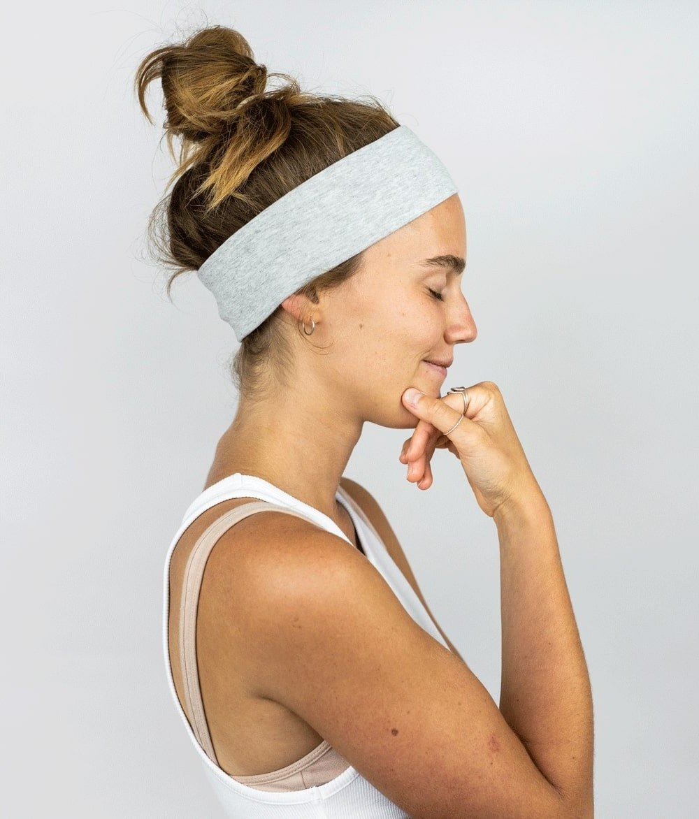 Stirnband Classic Schmal aus Bio Jersey - Stirnbänder - obumi - 361 - Black