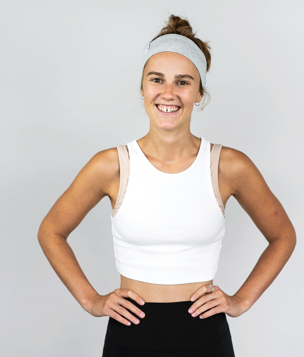 Stirnband Classic Schmal aus Bio Jersey - Stirnbänder - obumi - 364 - Light Grey