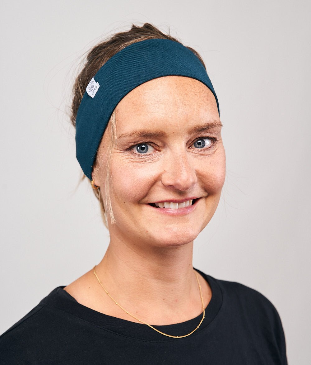Stirnband Classic Schmal aus TENCEL™ Modal - Stirnbänder - obumi - 382 - Petrol