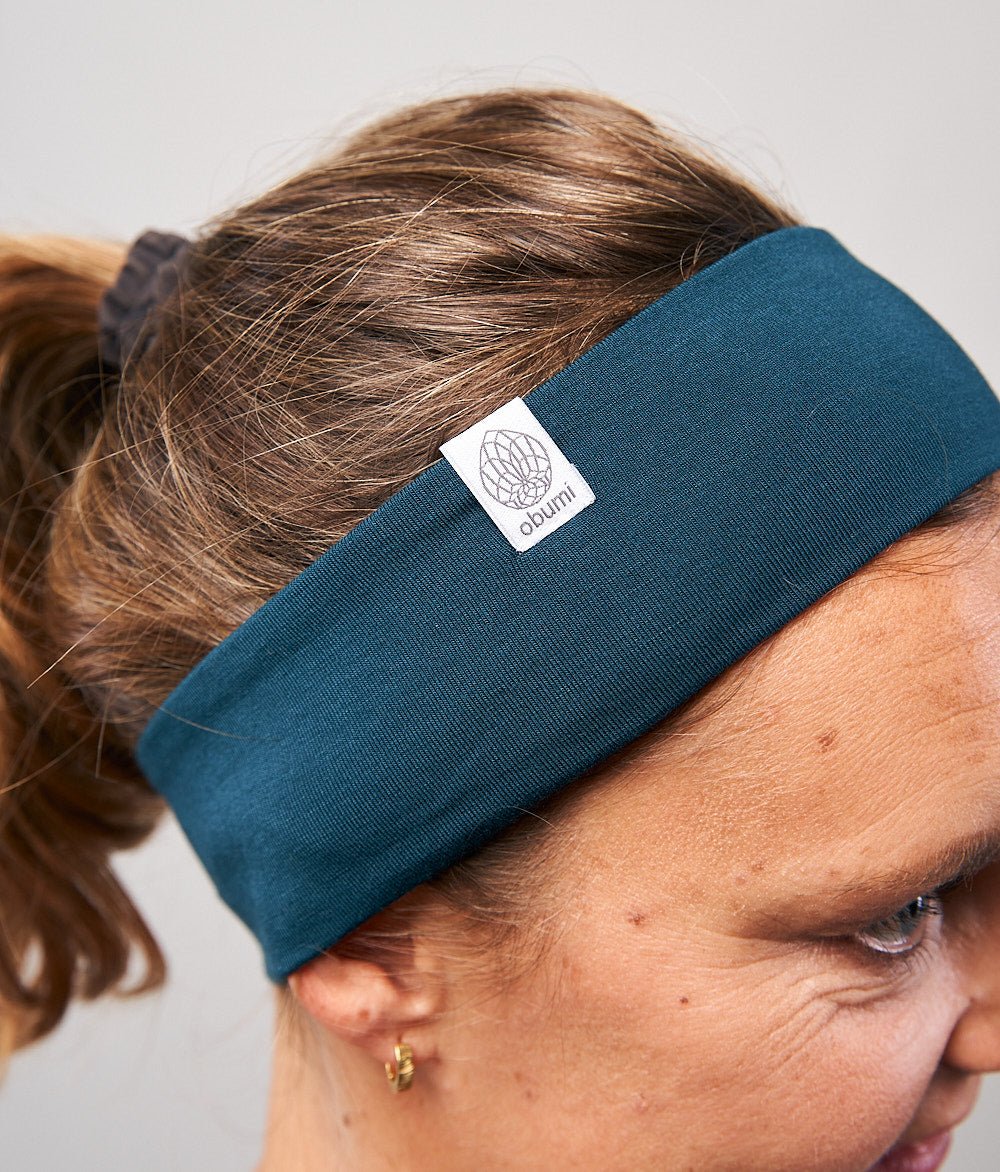 Stirnband Classic Schmal aus TENCEL™ Modal - Stirnbänder - obumi - 382 - Petrol
