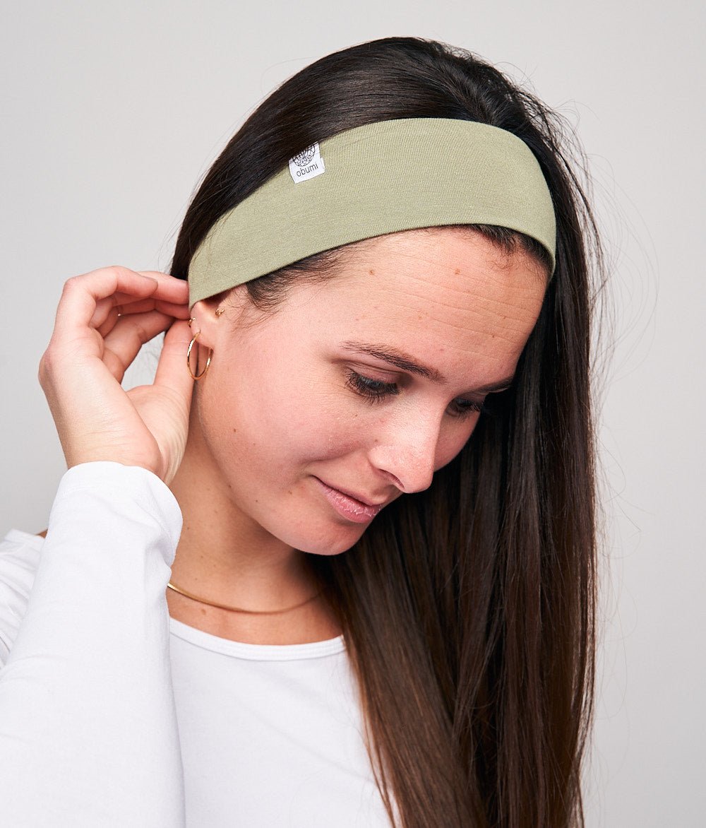 Stirnband Classic Schmal aus TENCEL™ Modal - Stirnbänder - obumi - 383 - Mint Green