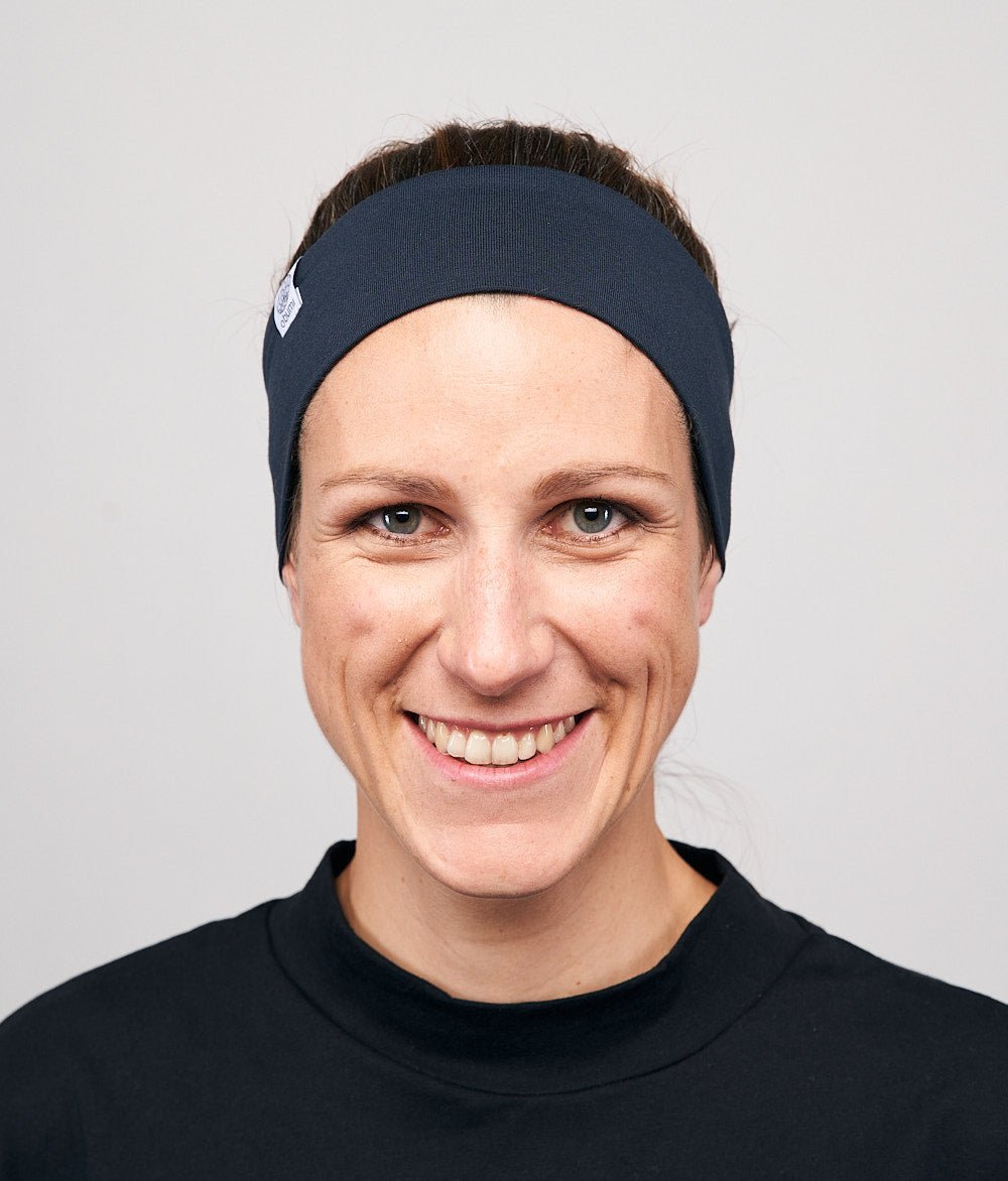 Stirnband Classic Schmal aus TENCEL™ Modal - Stirnbänder - obumi - 384 - Navy