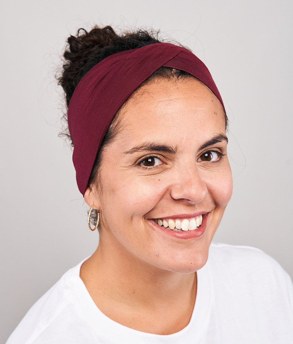 Stirnband Knot aus TENCEL™ Modal - Stirnbänder - obumi - 350 - Black