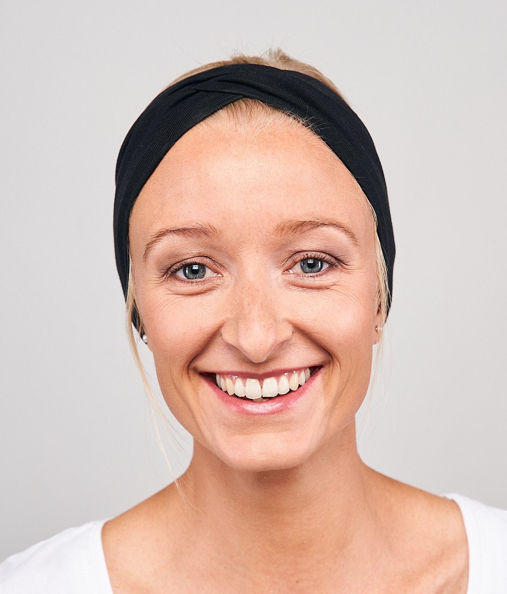 Stirnband Knot aus TENCEL™ Modal - Stirnbänder - obumi - 350 - Black