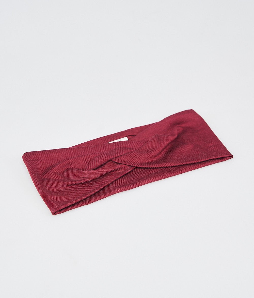 Stirnband Knot aus TENCEL™ Modal - Stirnbänder - obumi - 351 - Burgundy
