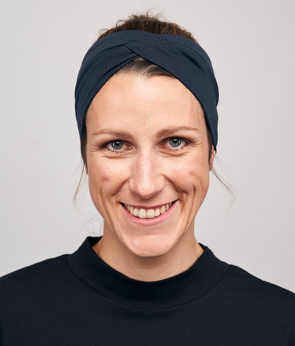 Stirnband Knot aus TENCEL™ Modal - Stirnbänder - obumi - 354 - Navy
