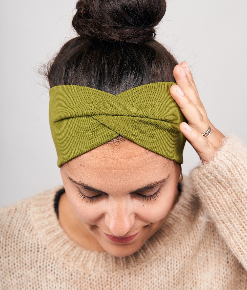 Stirnband Light Rippe Knot - Stirnbänder - obumi - 900 - Knot Breit