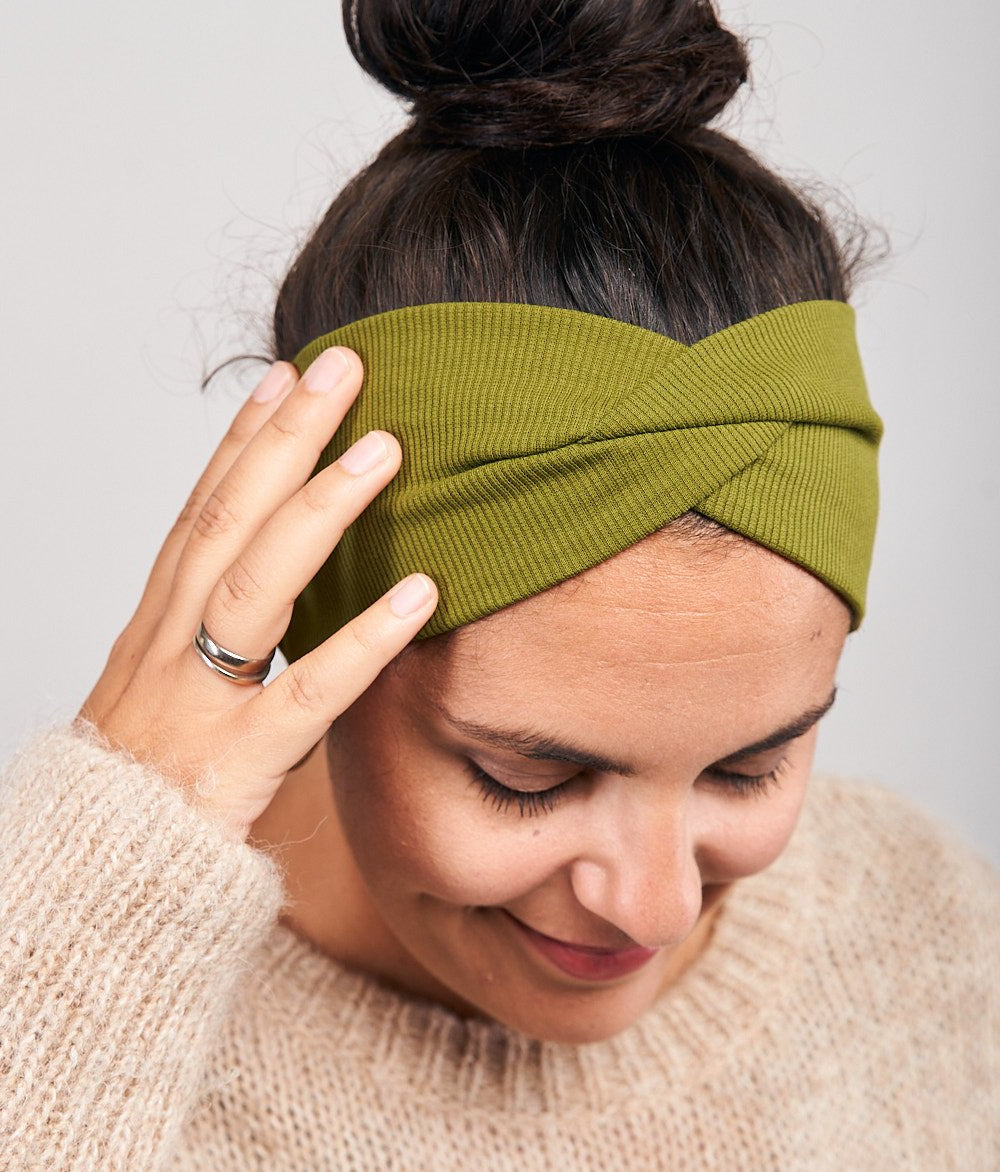 Stirnband Light Rippe Knot - Stirnbänder - obumi - 900 - Knot Breit