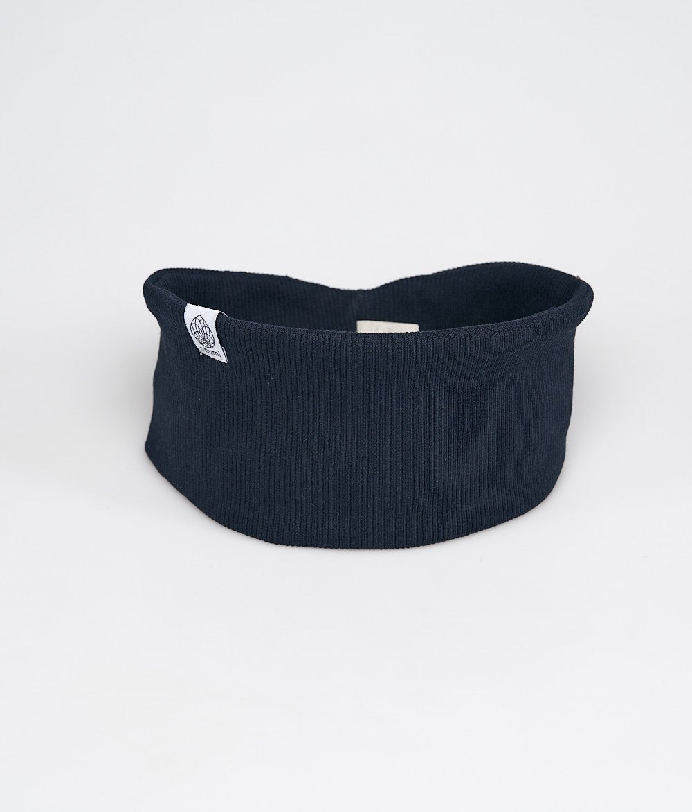 Stirnband Rippe Classic aus Bio Baumwolle - Stirnbänder - obumi - 800 - Navy