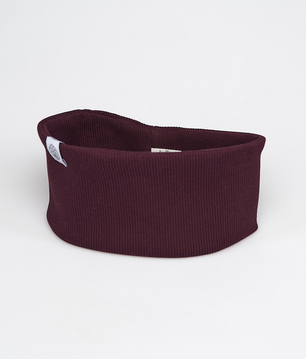 Stirnband Rippe Classic aus Bio Baumwolle - Stirnbänder - obumi - 801 - Burgundy