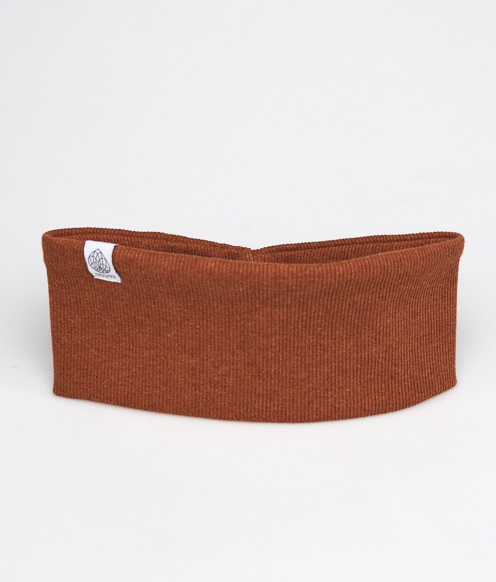 Stirnband Rippe Classic aus Bio Baumwolle - Stirnbänder - obumi - 803 - Rost