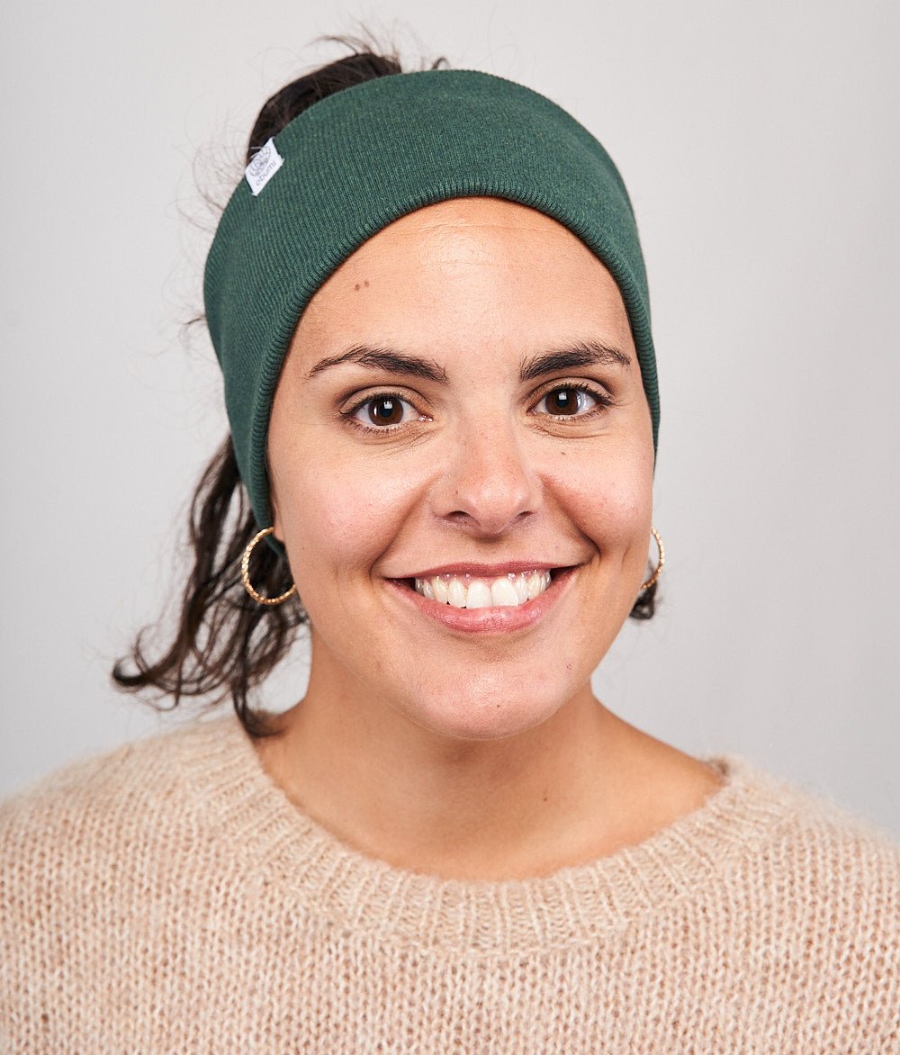 Stirnband Rippe Classic aus Bio Baumwolle - Stirnbänder - obumi - 804 - Forest Green