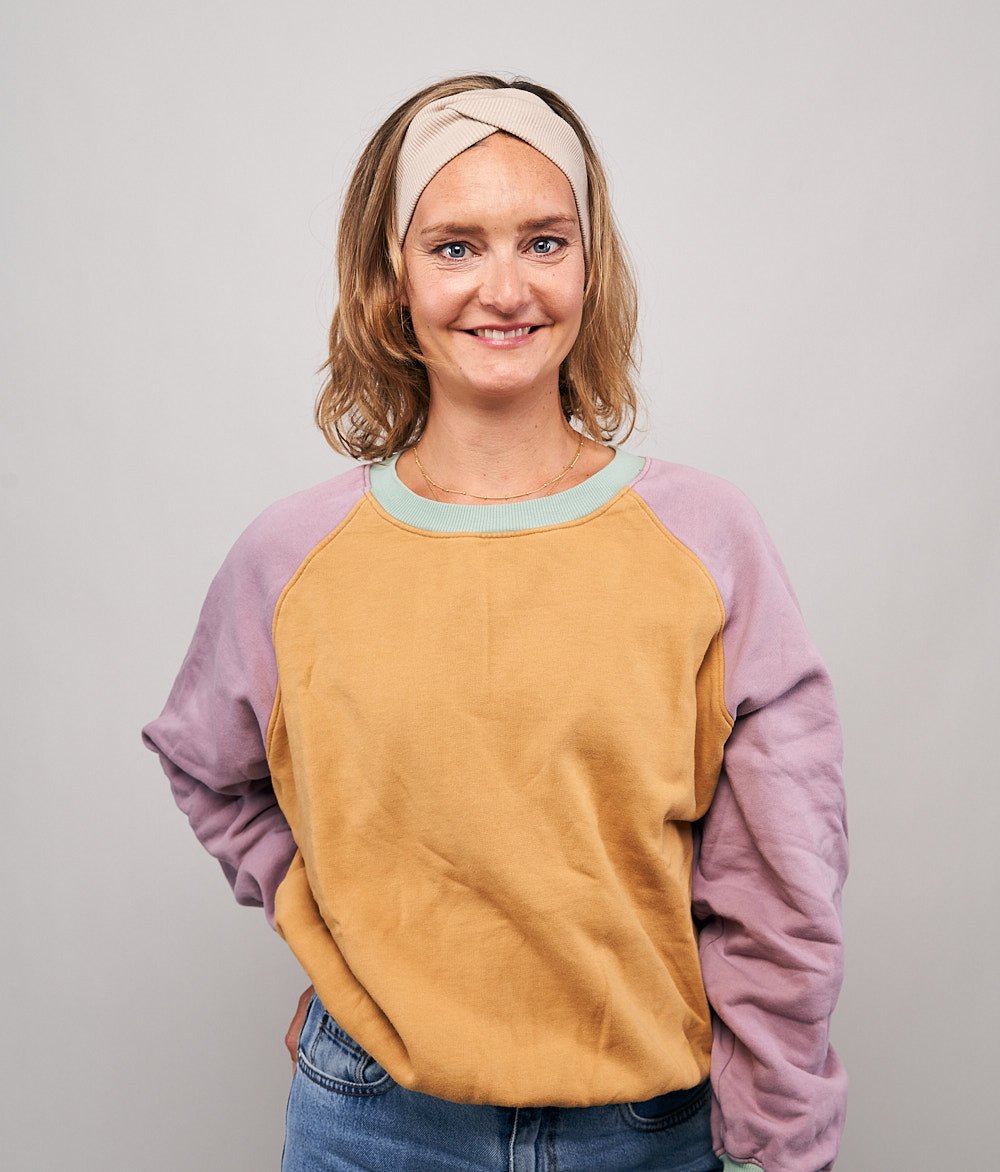 Stirnband Rippe Knot aus Bio Baumwolle - Stirnbänder - obumi - 861 - Burgundy