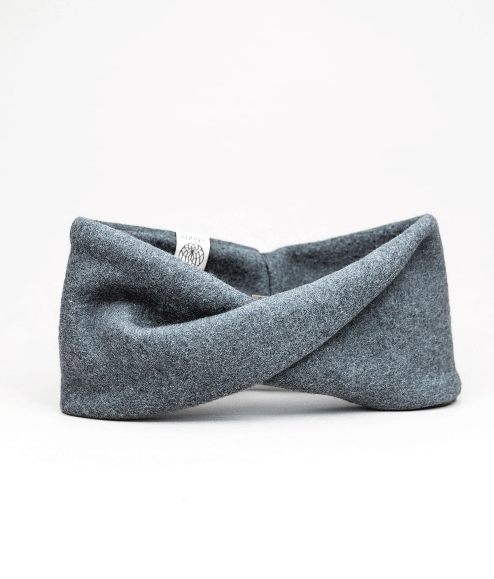 Stirnband Twist aus Bio Baumwolle - Stirnbänder - obumi - 166 - Soft Grey